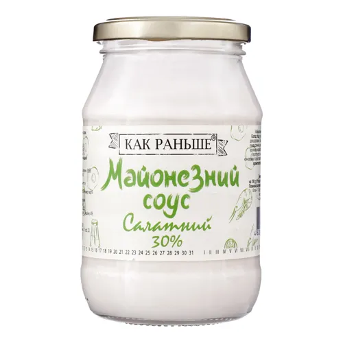 Соус майонезний 30% Салатний Как раніше, 400г