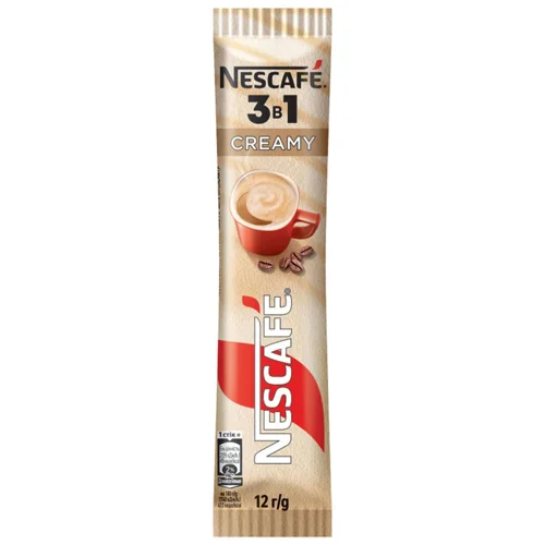 Напій кавовий NESCAFÉ® 3-в-1 Creamy розчинний у стіках 12г х 24шт