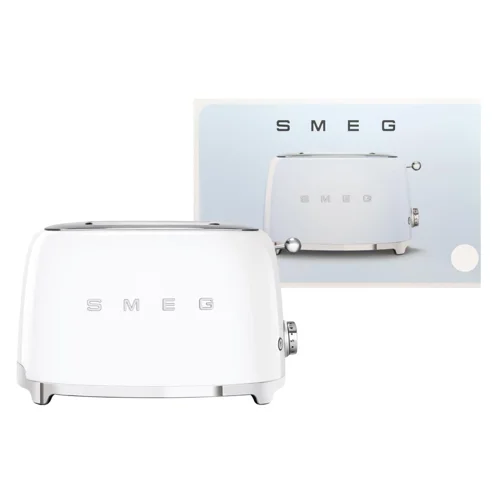 Тостер Smeg 50х електричний на 2 тости білий