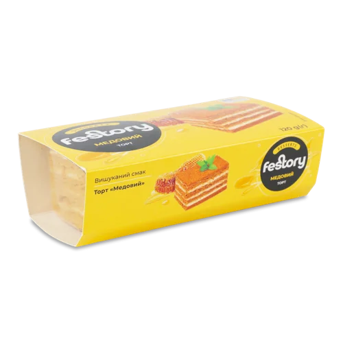 Торт Медовий Вищого ґатунку Festory, Лоток 120г