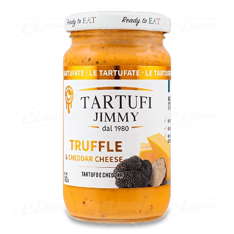 Соус Tartufi Jimmy до пасти з трюфелем та сиром чеддер, 180г