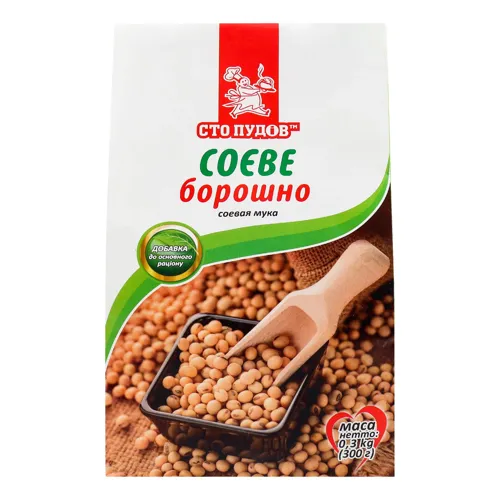 Борошно соєве Сто Пудів м/у 300г