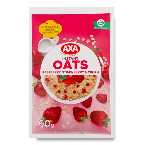 Каша Вівсяна Миттєвого Приготування Raspberry-Stawberry І Крем, м/у 60г