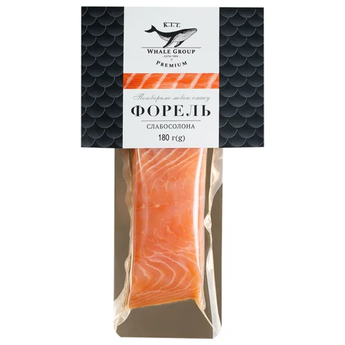 Форель К.І.Т. слабосолона на шкірі 180г