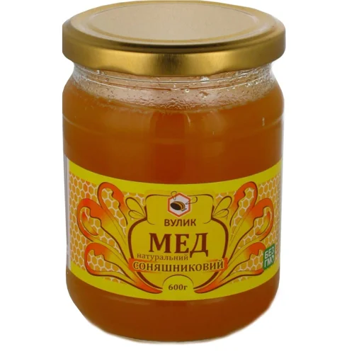 Мед Вулик натуральний соняшниковий,600г