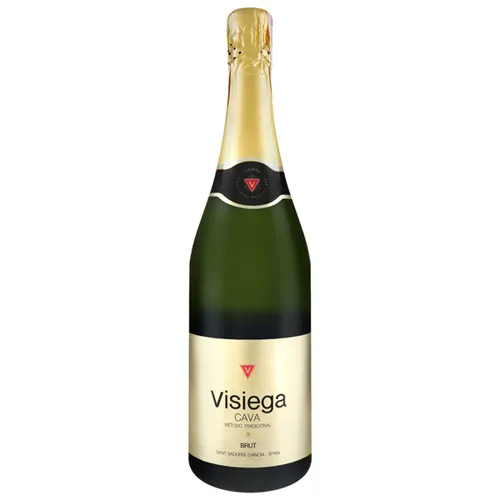 Вино ігристе Cava Visiega біле брют 11,5% 0,75л