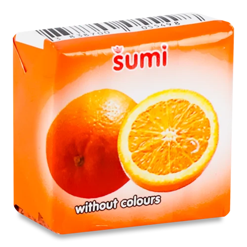 Жувальні Цукерки Зі Смаком Лимон, Апельсин, Полуниця, Малина, Персик, м/у 11.5г