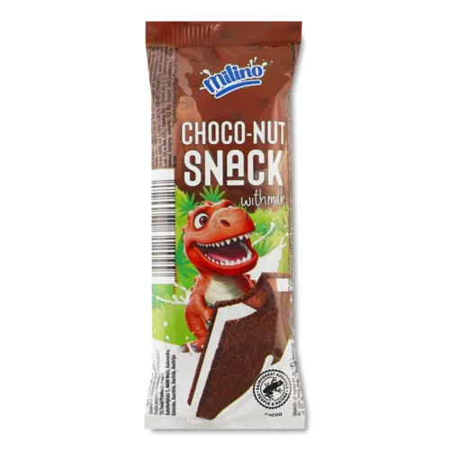 Бісквіт Milino Choco Nut з горіховим кремом