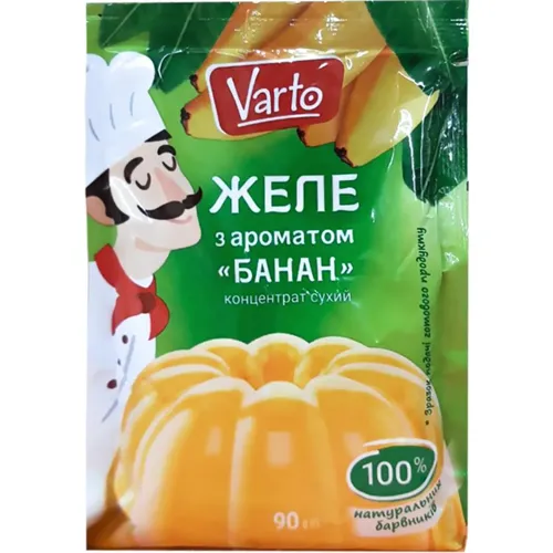 Желе Varto з ароматом Банану 90г