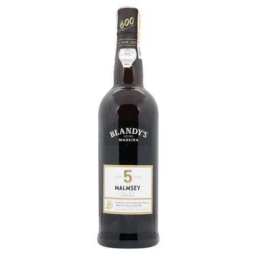 Вино Blandy's Madeira Malmsey 5 років біле кріплене солодке 19% 0,75л