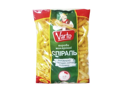 Макарони Varto Спіраль 400г