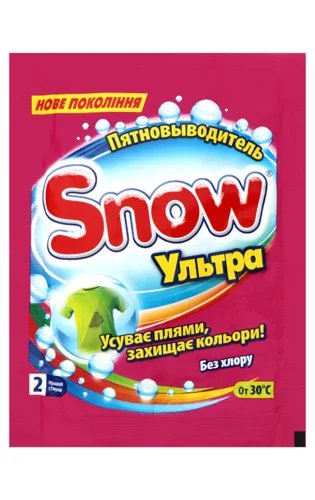 Засіб Для Видалення Плям Тканин Ультра Snow 60 г, Вищого ґатунку