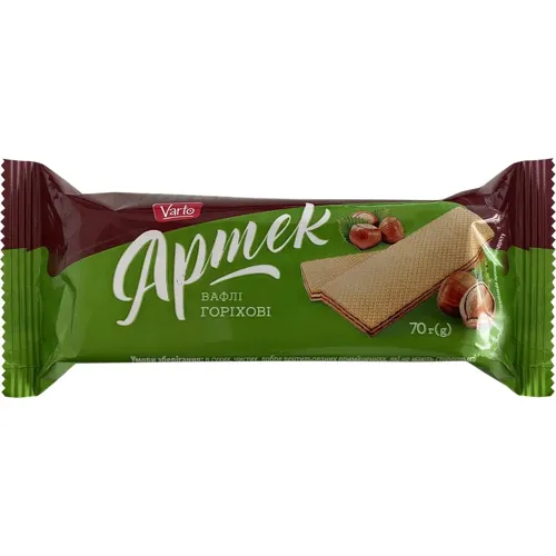 Вафлі Varto Артек горіхові 70г