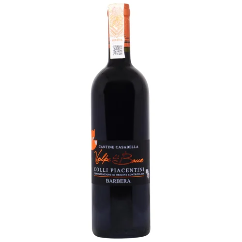 Вино ігристе Volpe di Bacco Barbera Frizzante червоне cухе 11,5% 0,75л