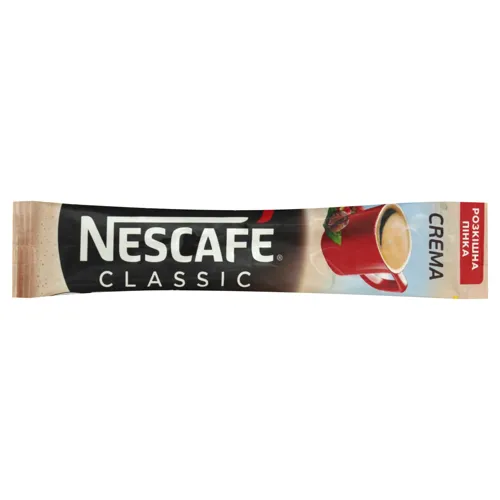 Кава розчинна «Класик» з пінкою Крема Nescafe 1.8г