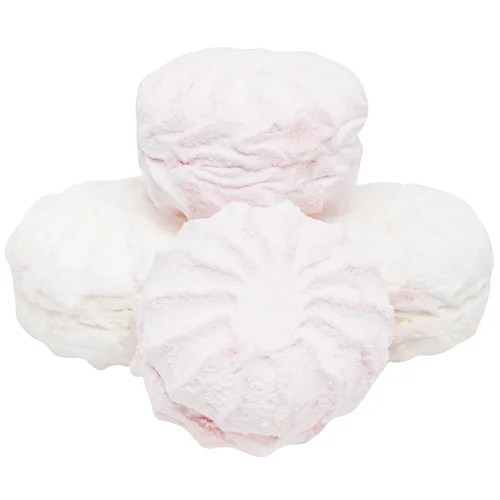 Зефір Ашан біло-рожевий ваговий