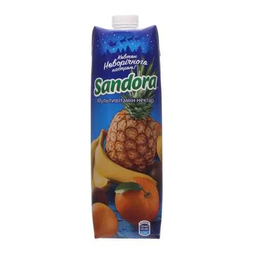 Нектар неосвітлений Мультивітамін Sandora т/п 0.95л