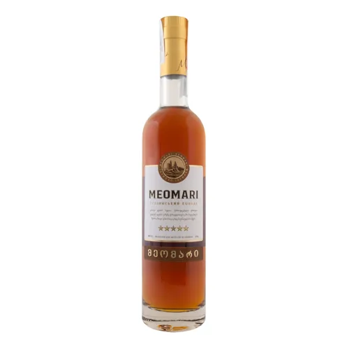 Коньяк 0.5л 40% П'ять зірок Meomari пл
