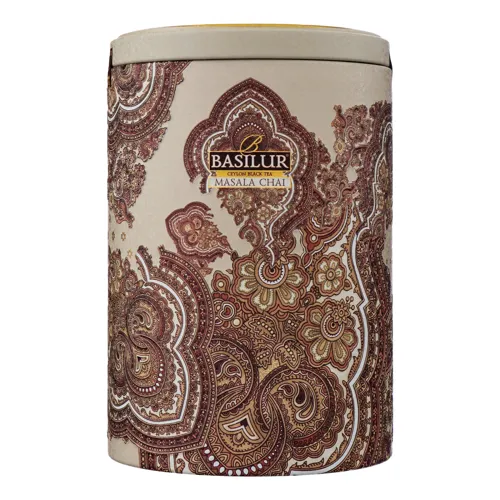 Чай чорний Масала Східна колекція Basilur з залізної банки 100г
