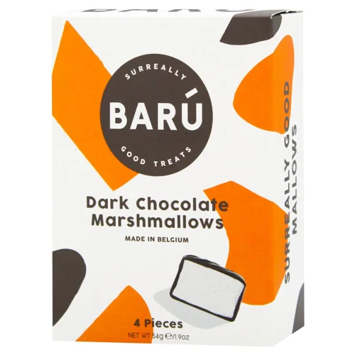 Маршмеллоу Baru в чорному шоколаді 54г