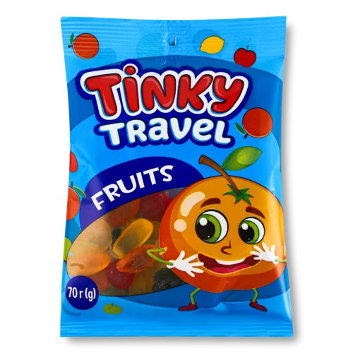 Желейні Цукерки Fruits Tinky, м/у, В/ґ, 70г