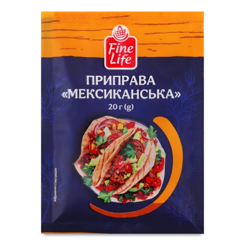 Приправа Мексиканська Fine Life, Мікс, 20 г