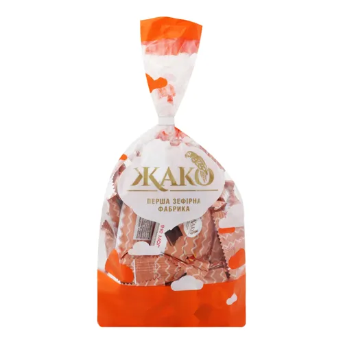 Цукерки глазуровані зі смаком крем-какао Пташине молоко Жако м/у 500г