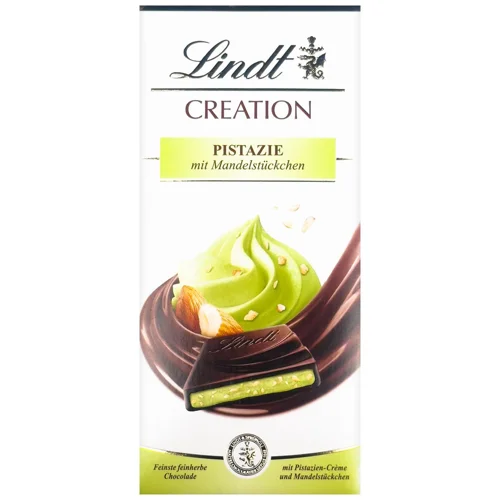Шоколад чорний Lindt Creation Pistazie 148г