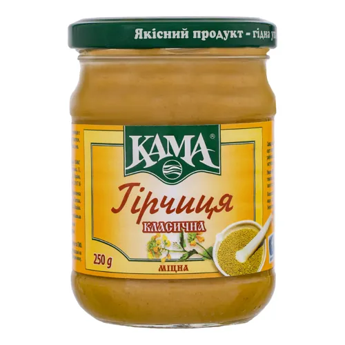 Гірчиця міцна Класична Кама с/б 250г