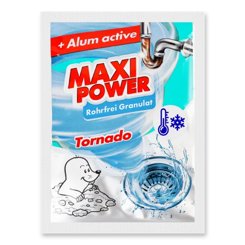 Засіб Для Чищення Каналізаційних Стоків Гранульований Tornado Maxi Power, 80г