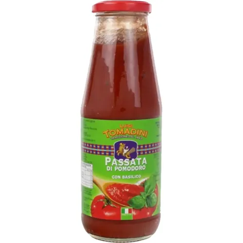 Паста томатна Luigi Tomadini Passata di pomodoro з базиліком 680г