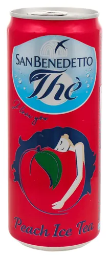 Напій безалкогольний негазований пастеризований Peach Ice Tea San Benedetto 0.33л