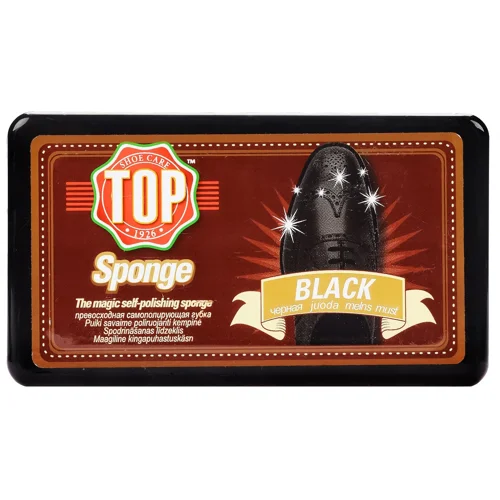 Губка TOP для взуття поліруюча чорна