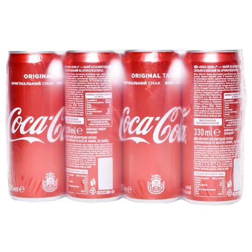 Напій Coca-Cola безалкогольний сильногазований 12*330мл/уп