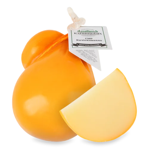 Сир Твердий Вищого Ґатунку 45% Качіокавалло, Господарство Карвицьких, кг