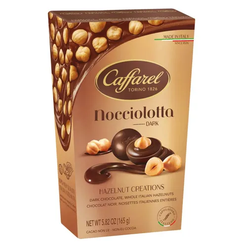 Цукерки Caffarel Nocciolotta Чорний шоколад з фундуком 165г