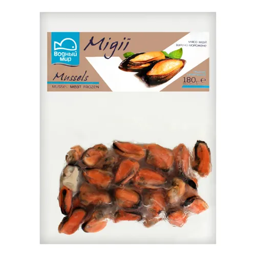 М'ясо мідій Водный мир варено-морожене 180г