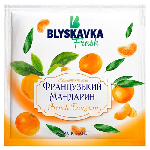 Ароматичне саше Blyskavka Fresh Французький мандарин 10г