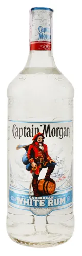 Ром 1л 37.5% White Rum Captain Morgan пл