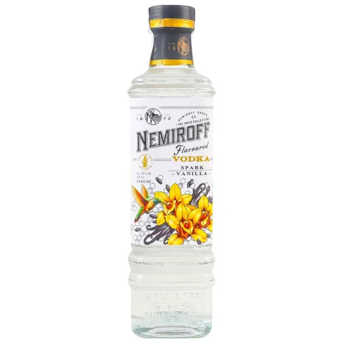 Настоянка Nemiroff The Inked Collection Запальна ваніль 38% 0,5л