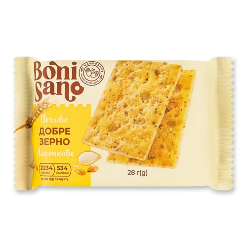 Печиво Здобне Листкове Добре Зерно BoniSano, М/у 28г