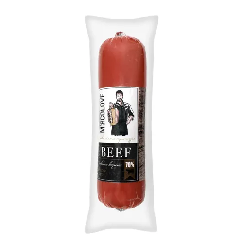 Ковбаса варена Beef Sausage Ятрань 490г