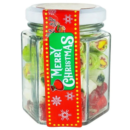 Льодяники Мікро Новорічна банка 120г