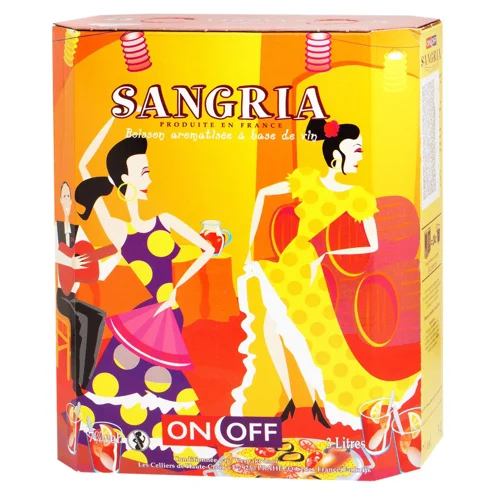 Напій на основі вина Sangria Rouge червоний солодкий 7% 3л
