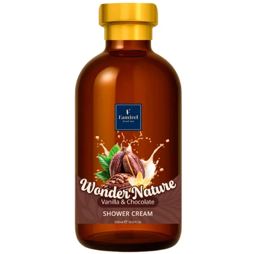 Крем-гель для душу Famirel Wonder Nature Vanilla&Chocolate 500мл