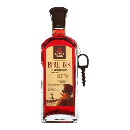 Настоянка 0.5л 27% Вишняк Наливки зі Львова пл