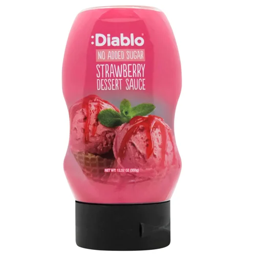 Топпінг Diablo Полуничний без цукру 290г