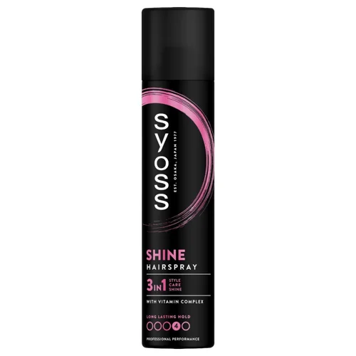 Лак для волосся Syoss Shine&Hold Extra Strong 4 300мл