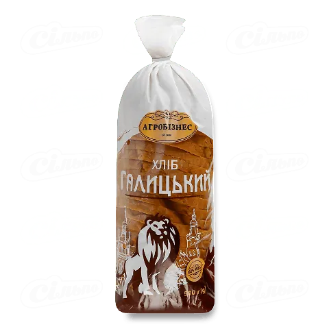Хліб Агробізнес Галицький нарізаний, 500г