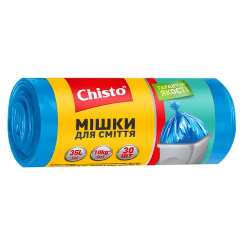 Пакети для сміття Chisto міцні 35л 30шт